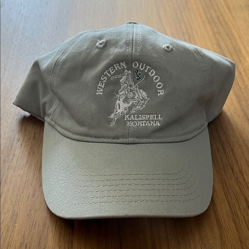 Western Outdoor Montana Men's Baseball Cap - Gray